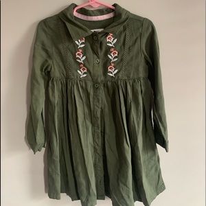 Full button up dress, Toddler girl 3T